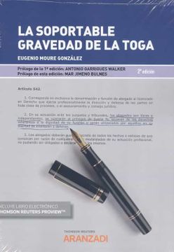 portada Soportable Gravedad de la Toga, la (in Spanish)