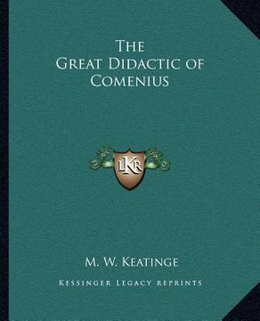 portada the great didactic of comenius (en Inglés)