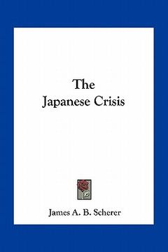 portada the japanese crisis (en Inglés)