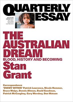 portada The Australian Dream: Blood, History and Becoming (in English)
