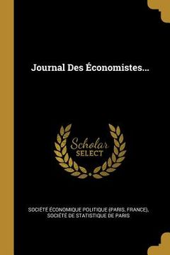 portada Journal Des Économistes... (en Francés)