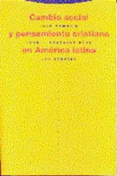 portada cambio social y pensamiento cristiano en américa latina (in Spanish)