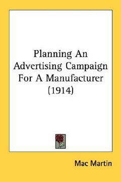 portada planning an advertising campaign for a manufacturer (1914) (en Inglés)