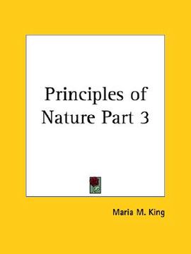 portada principles of nature part 3 (en Inglés)