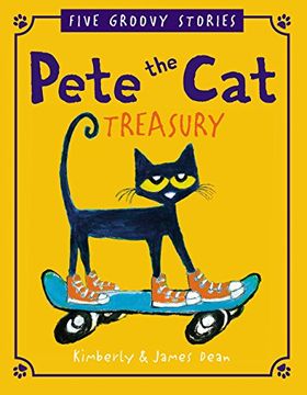 portada Pete the cat Treasury: Five Groovy Stories (en Inglés)