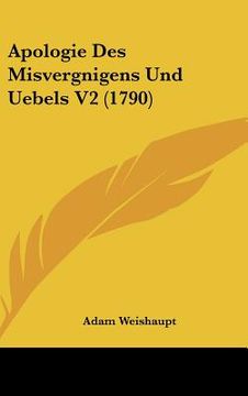 portada apologie des misvergnigens und uebels v2 (1790) (en Inglés)