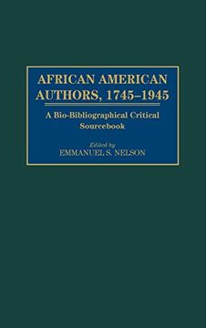 portada African American Authors, 1745-1945: A Bio-Bibliographical Critical Sourc (en Inglés)