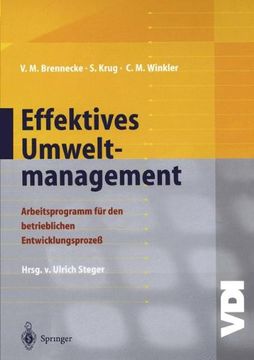 portada Effektives Umweltmanagement: Arbeitsprogramm für den betrieblichen Entwicklungsprozeß (VDI-Buch) (German Edition)