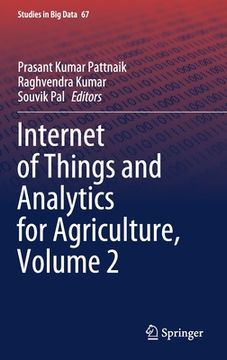 portada Internet of Things and Analytics for Agriculture, Volume 2 (en Inglés)