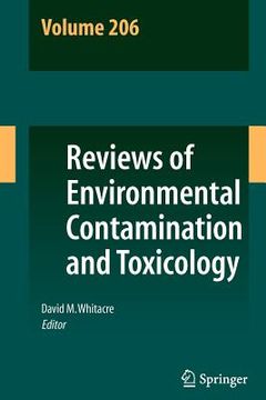 portada reviews of environmental contamination and toxicology volume 206 (en Inglés)
