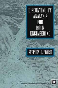 portada Discontinuity Analysis for Rock Engineering (en Inglés)