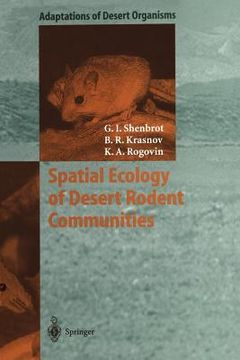 portada spatial ecology of desert rodent communities (in English)
