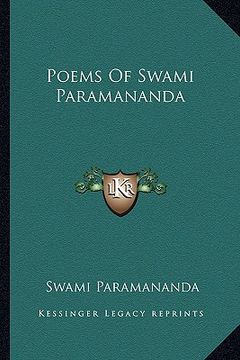 portada poems of swami paramananda (en Inglés)