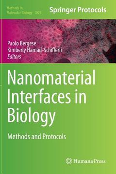 portada Nanomaterial Interfaces in Biology: Methods and Protocols (in English)