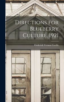 portada Directions for Blueberry Culture, 1921