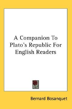 portada a companion to plato's republic for english readers (en Inglés)