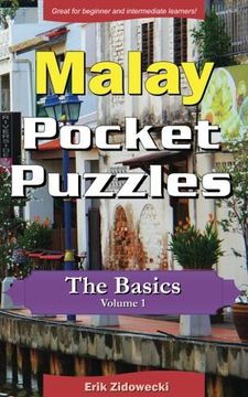 portada Malay Pocket Puzzles - The Basics - Volume 1: A collection of puzzles and quizzes to aid your language learning (Pocket Languages) (Malay Edition)