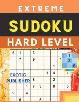portada Hard to Extreme Large Print Sudoku (en Inglés)