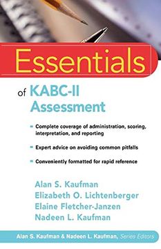 portada Kabc-Ii Essentials (Essentials of Psychological Assessment) (en Inglés)