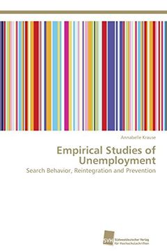 portada Empirical Studies of Unemployment