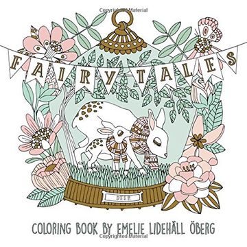 portada Fairy Tales Coloring Book (Colouring Books) (en Inglés)
