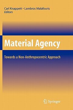portada material agency: towards a non-anthropocentric approach (en Inglés)