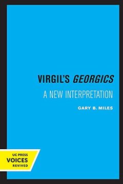 portada Virgil'S Georgics: A new Interpretation (en Inglés)