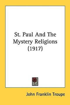 portada st. paul and the mystery religions (1917) (en Inglés)