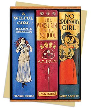 portada Bodleian: Book Spines Great Girls Greeting Card Pack: Pack of 6 (Greeting Cards) (en Inglés)