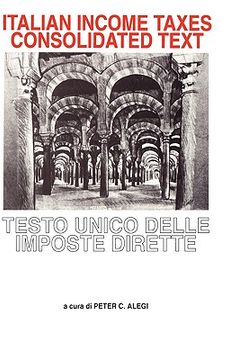 portada italian income taxes, consolidated text (en Inglés)