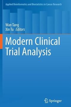 portada Modern Clinical Trial Analysis (en Inglés)