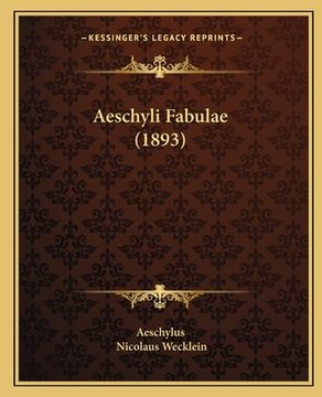 portada Aeschyli Fabulae (1893) (en Latin)