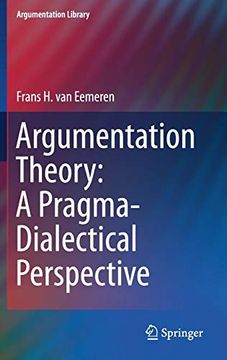 portada Argumentation Theory: A Pragma-Dialectical Perspective (Argumentation Library) (en Inglés)