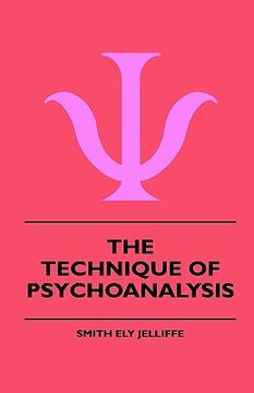 portada the technique of psychoanalysis