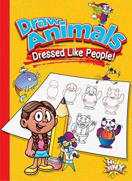 portada Draw Animals Dressed Like People! (en Inglés)