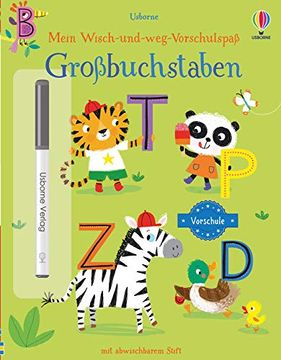 portada Mein Wisch-Und-Weg-Vorschulspaß: Großbuchstaben (in German)