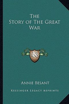 portada the story of the great war (in English)