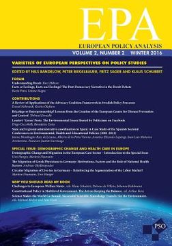 portada European Policy Analysis 2.2, Fall 2016 (in English)