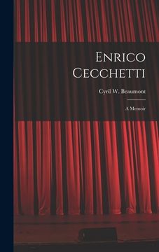 portada Enrico Cecchetti; a Memoir (in English)