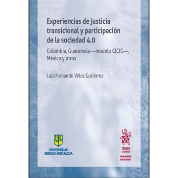 portada Experiencias de justicia transicional y participación de la sociedad 4.0