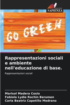 portada Rappresentazioni sociali e ambiente nell'educazione di base.