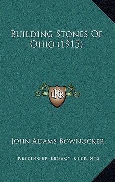 portada building stones of ohio (1915) (en Inglés)