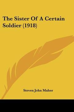 portada the sister of a certain soldier (1918) (in English)
