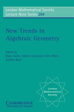 portada New Trends in Algebraic Geometry Paperback (London Mathematical Society Lecture Note Series) (in English)