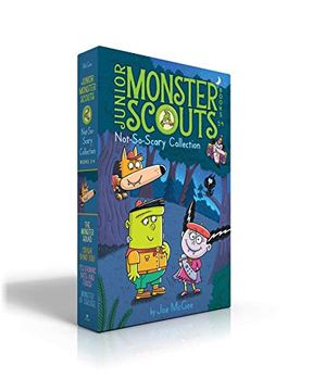 portada Junior Monster Scouts Not-So-Scary Collection Books 1-4: The Monster Squad; Crash! Bang! Book It'S Raining Bats and Frogs! Monster of Disguise (en Inglés)