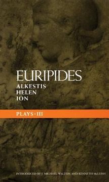 portada euripides plays: 3: alkestis, helen, ion (en Inglés)