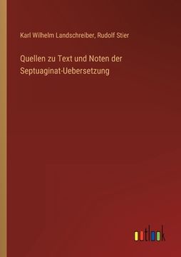 portada Quellen zu Text und Noten der Septuaginat-Uebersetzung (in German)