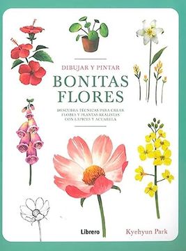portada Dibujar y Pintar Bonitas Flores (in Spanish)