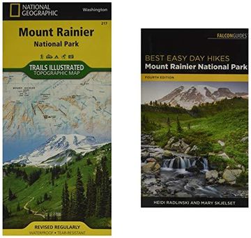 portada Best Easy Day Hiking Guide and Trail Map Bundle: Mount Rainier National Park (Mixed media product)