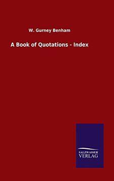 portada A Book of Quotations - Index (en Inglés)